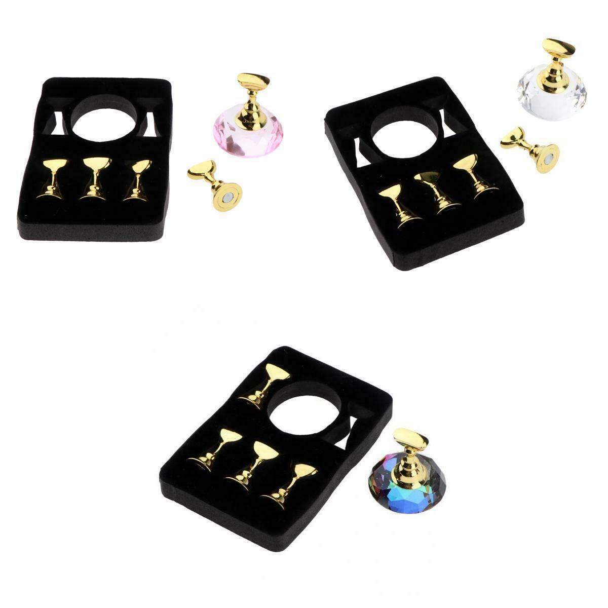 15-Pack Nail Tip Holder Stand Display Stand Nail Art Training Manicure Tools