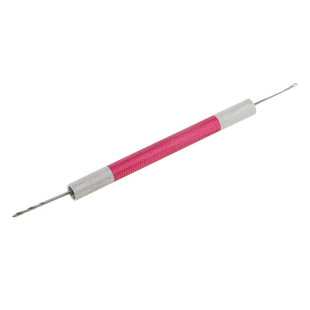 1 set Fishing Rig Bait Needle Boilie Needle Drill Stringer Needle Rose Red