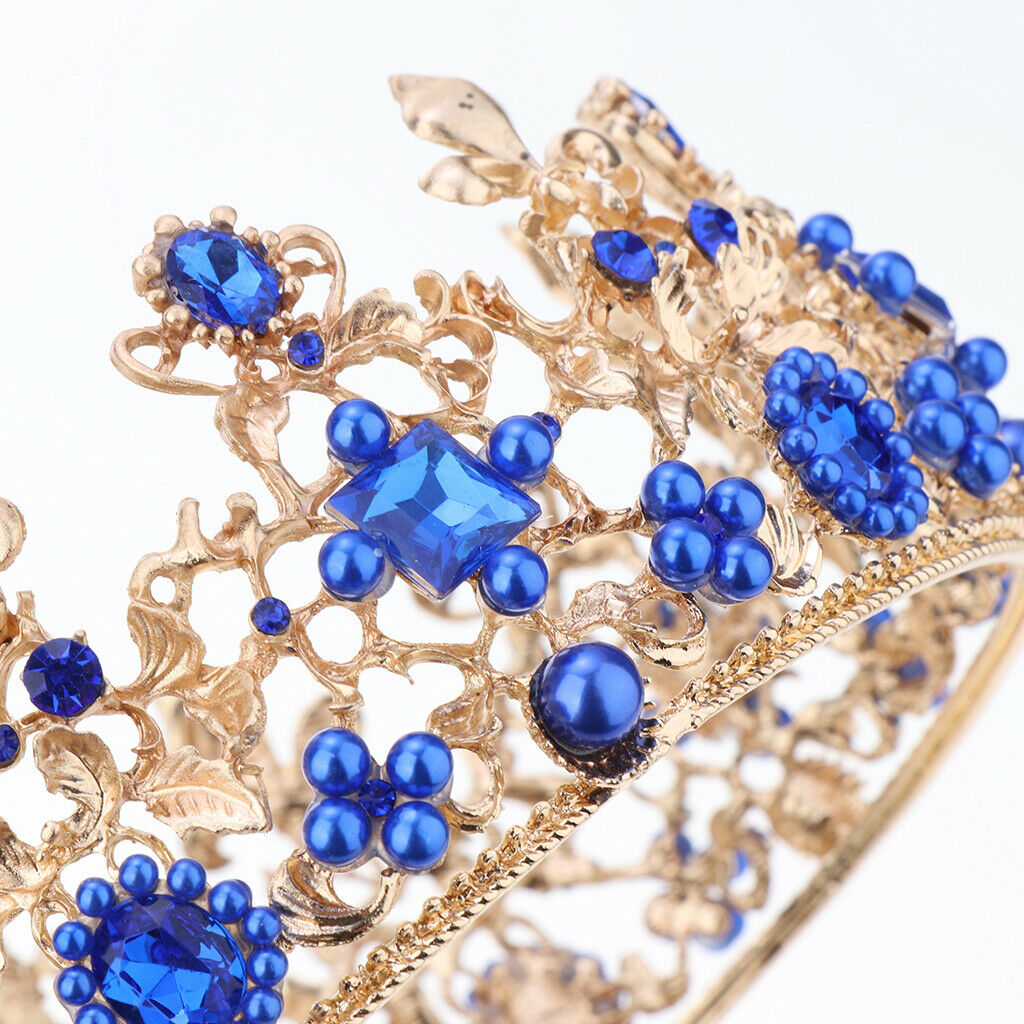 Wedding Rhinestones Tiara Queen Princess Crown Bridal Hairpieces Hairdress