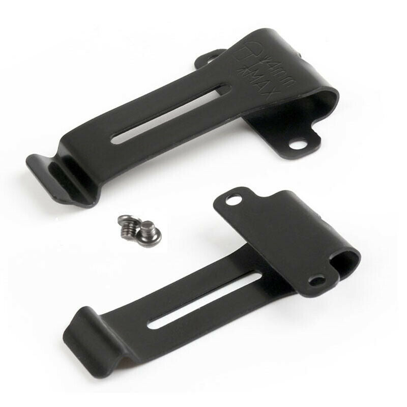 10pcs NEW Stainless Steel Metal Iron Belt Clip for Kenwood TK-208 TK-308 TH-22AT