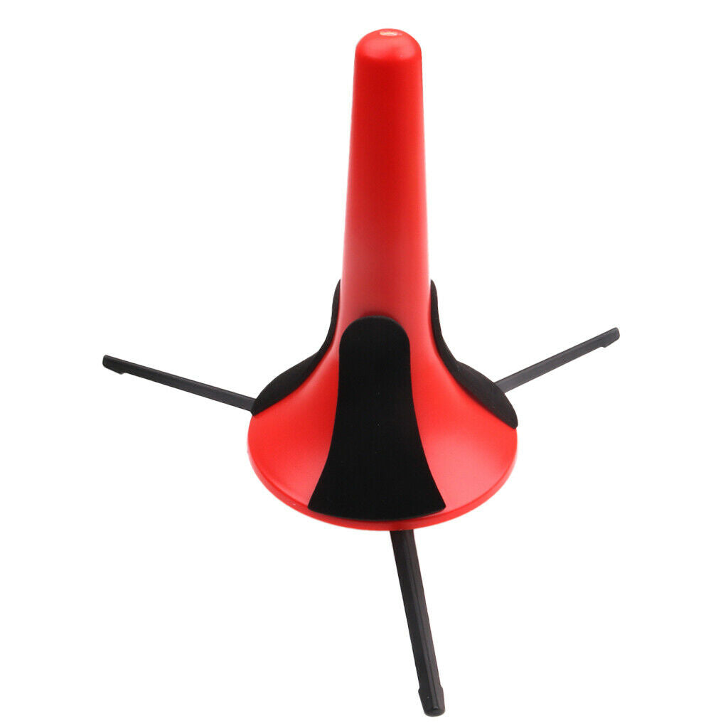 1pc Foldable Plastic Trumpet Tripod Stand Holder Wind Instrument Parts, with