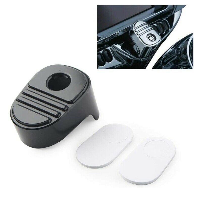 Tri Line Ignition Switch Lock Cover for Electra Glide Road Glide Street GlidI3H8
