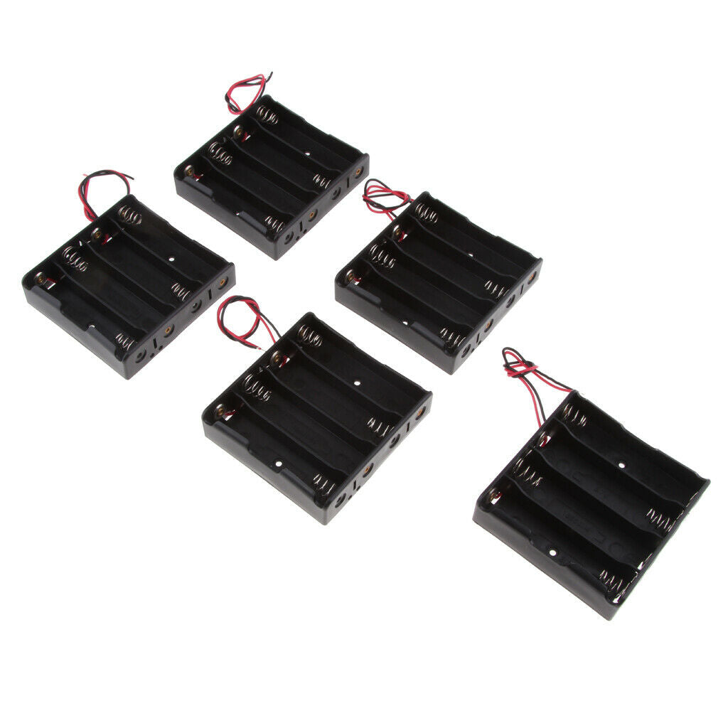 18650 Battery Holder Case, 4-Slot x 3.7V 18650 Batteries Storage Box Case with