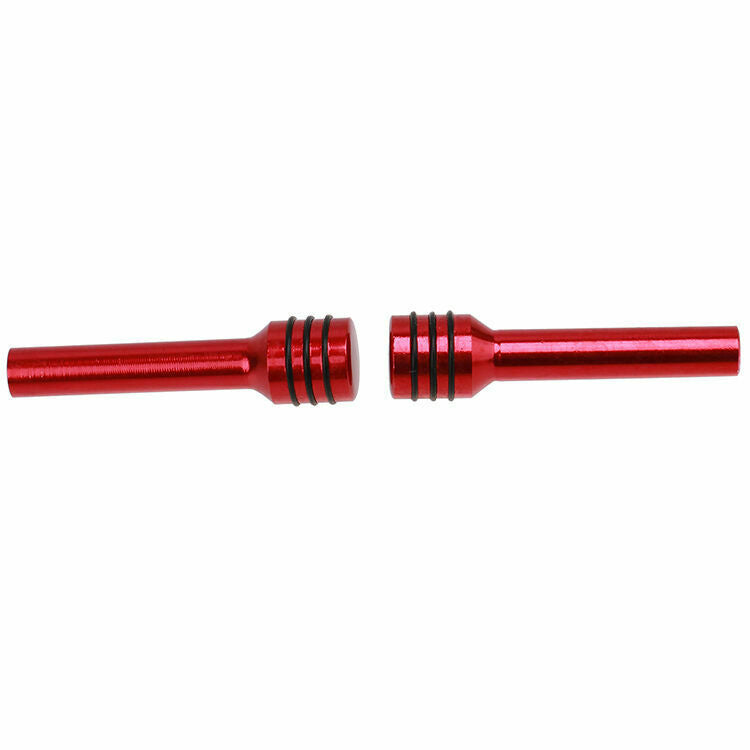 2PCS Universal Red Alloy Car Interior Door Lock Lock Knob Cover Pull Pin Fit VW