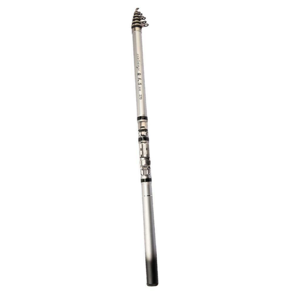 Travel   Fishing Rods Telescopic Travel Fishing Pole 5.2:1  2.7m