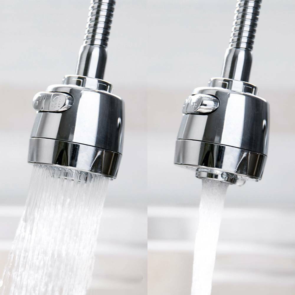 360° Flexible Nozzle Spout Water Saving Home Kitchen Sink Tap Faucet Extender ,