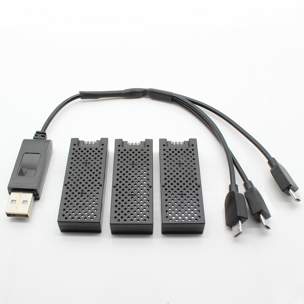 3.7V 400mAh Lithium Battery w/ USB Charger Cable for WLTOYS XK K127 RC