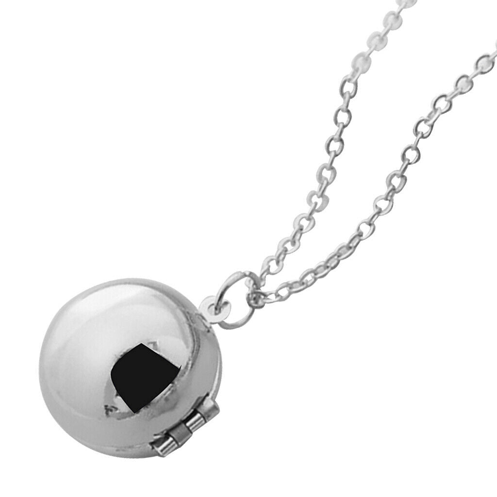 Lots 2 Alloy Necklace Message Ball Locket Necklace Chain Necklace Jewelry