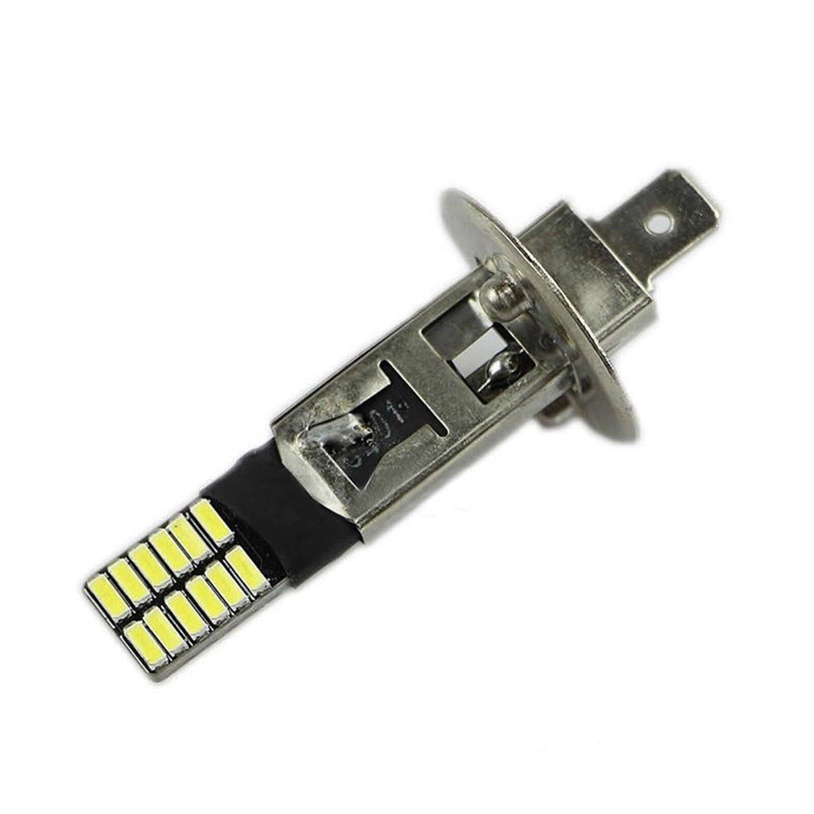 Superbright 6500K HID Xenon White 24-SMD H1 LED Bulbs for Fog Lights Driving DRL