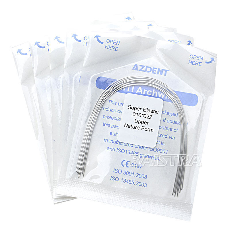 50 X Dental Orthodontic Arch wire Super Elastic Niti Rectangular 16*22 Upper