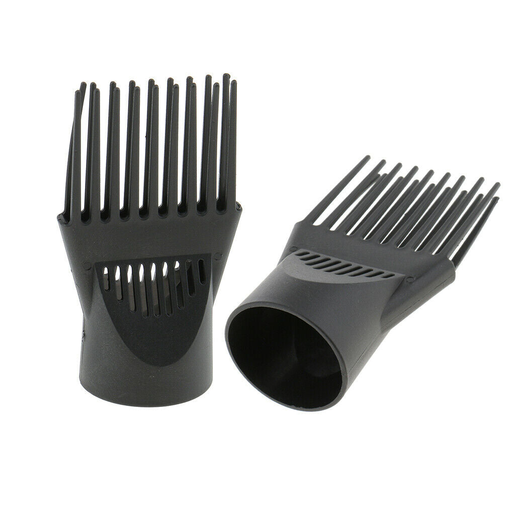 2x Pro Salon Tool Hair Dryer Diffuser Comb Finger Diffuser Blower Comb