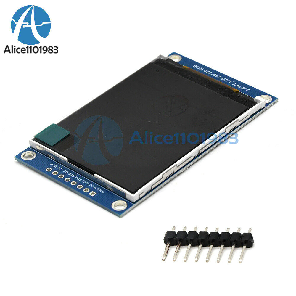 2.4 inch TFT LCD Color Screen SPI Serial Port module ILI9341 Driver 240X320