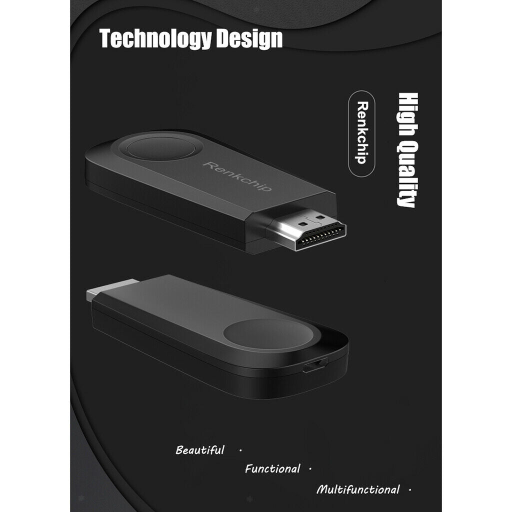 1080P Wireless Display Receiver Miracast from Phone to TV Projector Display New