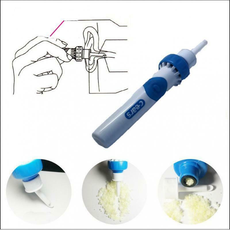 Safety Cordless Vacuum Ear Cleaner Wax Removal Kit Painless Cleaning Device