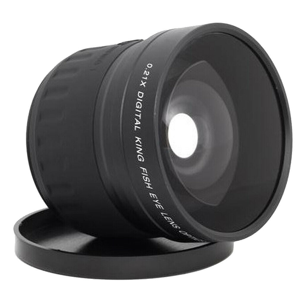 52mm Wide Angle Fisheye Lens 0.21x for Canon Rebel T6i T6 T6S T5i T5 T4i T3i
