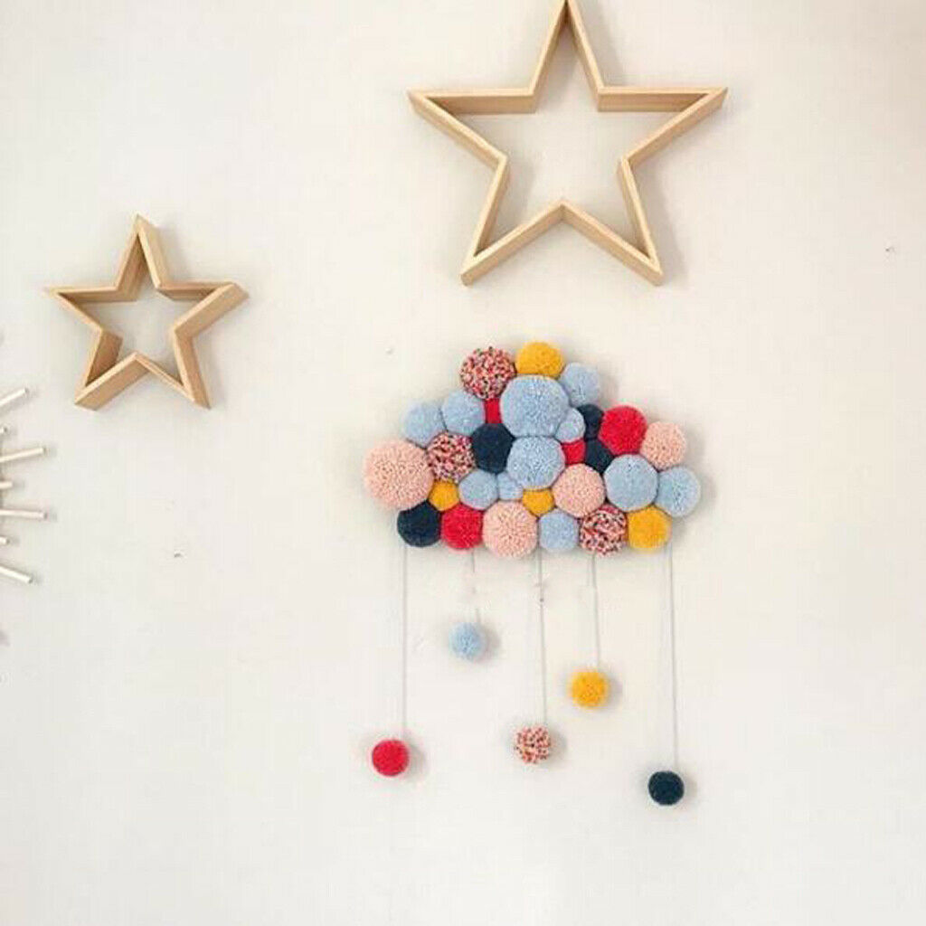 2x Ornaments DIY Hanging Decorations for Nursery Clouds Ornate