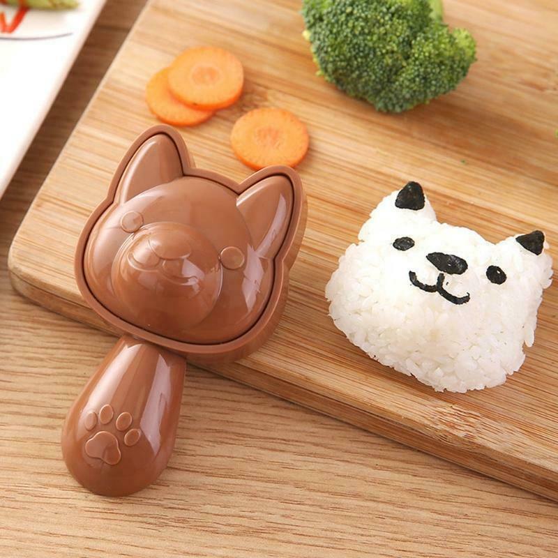 Vegetable Cutter Dog Pattern Shapes for Kids Fruits Meal Bento Decor Durable