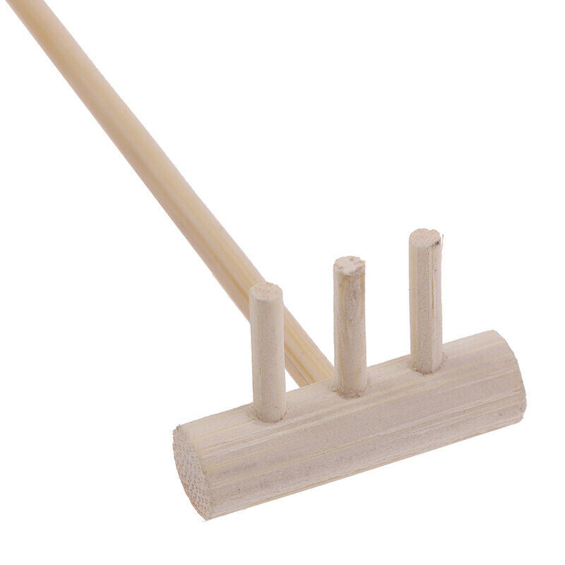 4Pcs Zen Garden Set Meditation Tools Home Decor Bamboo Rake Accessories g.l8