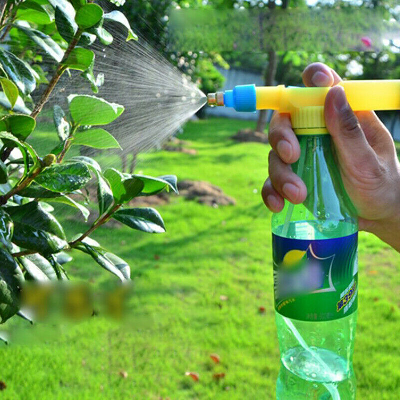 Adjustable Water Gun Metal Sprayer Beverage Bottle Outdoor Toys Multifunc.l8