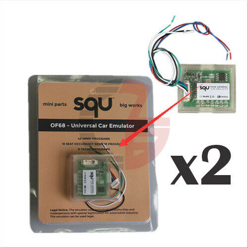 2PCS Universal SQU OF68 Car Emulator Supports IMMO Seat Occupancy Sensor Module
