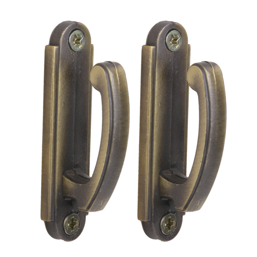Curtain Drapery Tiebacks Door Wall Tassel Hooks Hanger 2pcs Bronze