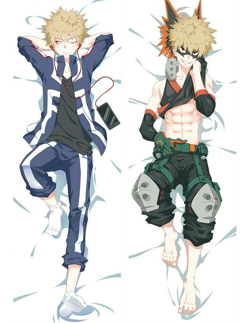 My Hero Academia Bakugou Katsuki Dakimakura Hugging Body Pillow Case 150x50cm