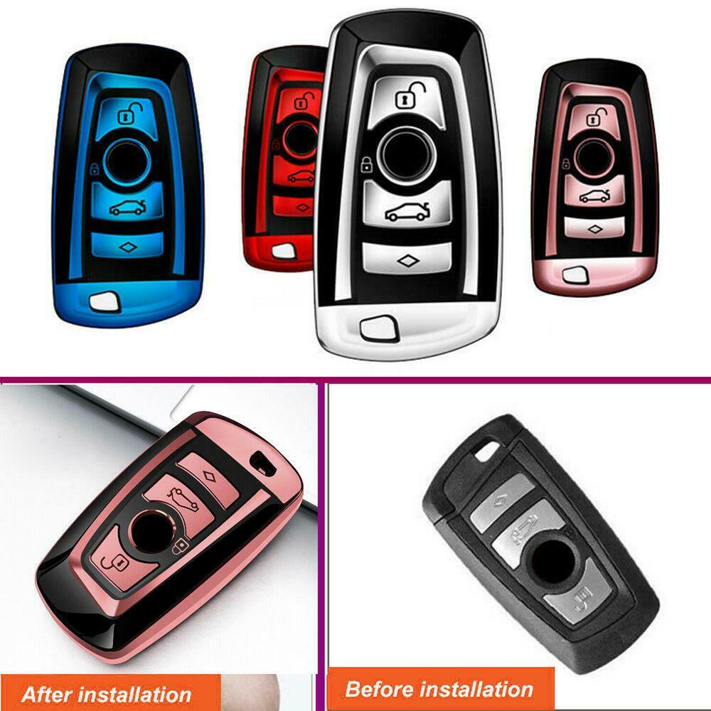 1x Soft Rubber TPU Key Cover Case Holder for BMW 1 2 3 4 5 6 7 Series M2 M3 M4