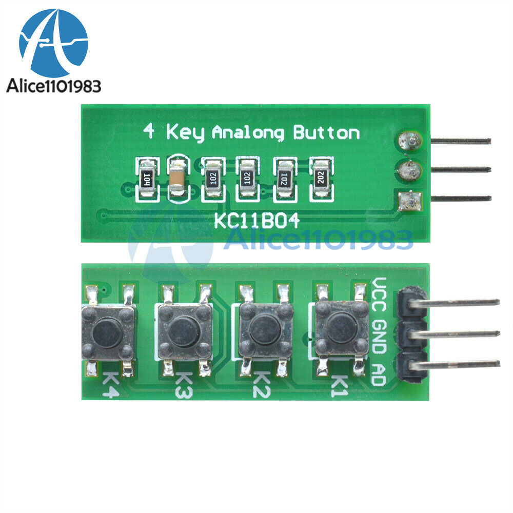 10PCS 4 Buttons KC11B04 Keypad Module Switch Keyboard For Arduino Uno Mega2560