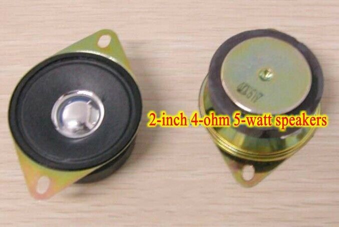 2pcs 2" inch tweeter MP3 Speaker Loudspeaker 4 ohms 5 watts HiFi Audio parts