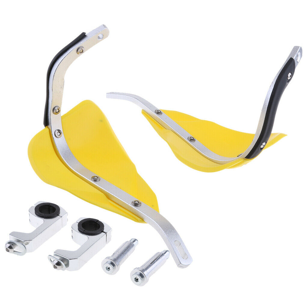 Hand Guards Brush Bar For  Dirt Bike Motorcycle Protection 7/8" Yellow