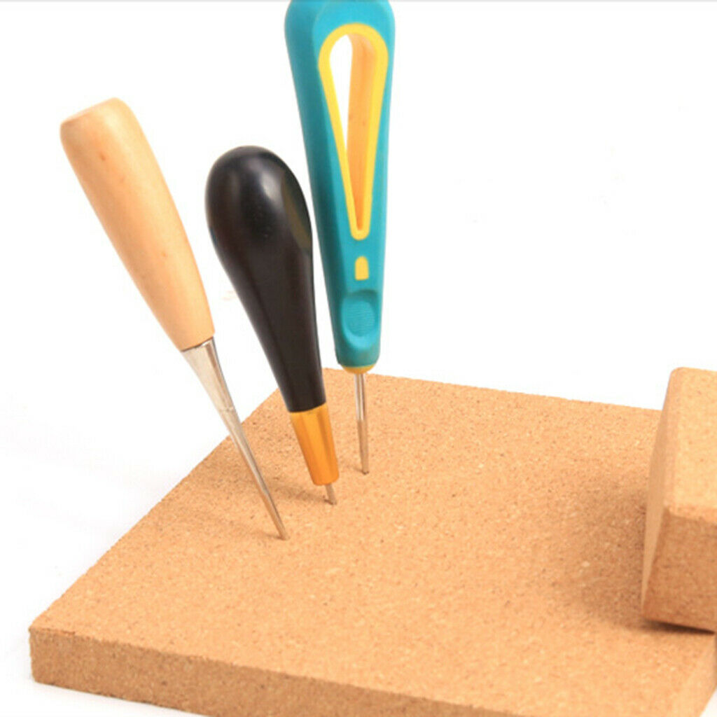 Leather Craft Cork Plate Board Awl screwdriver Pins Needles Stand 150x150x15mm
