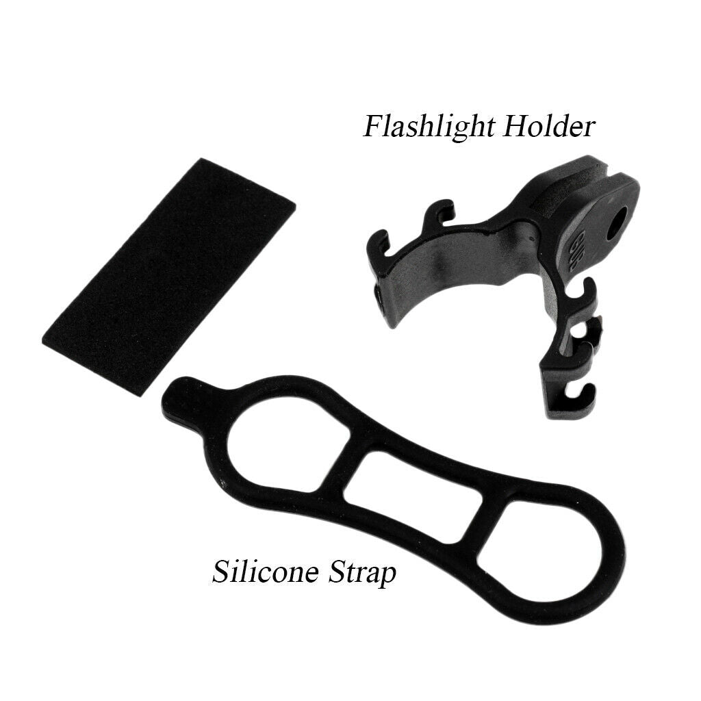 Flashlight Holder with Handlebar Extension Holder -  Accessories