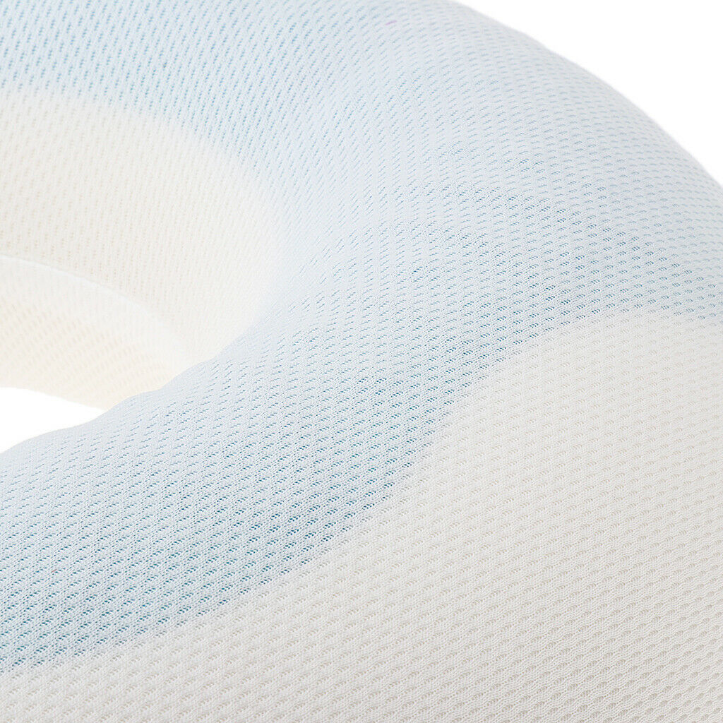 2 Piece Set Cool Travel Gel Memory Foam Pillow + Tail Coccyx Support Cushion