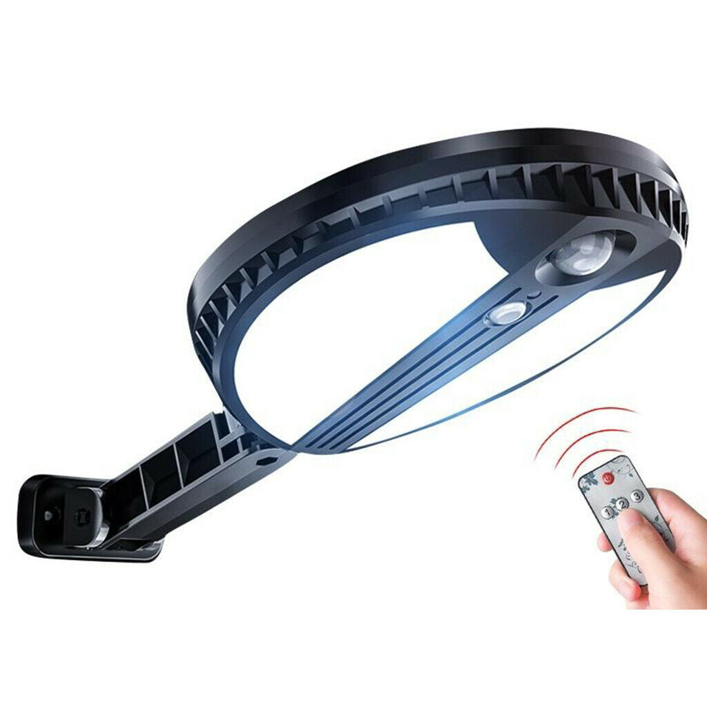 Solar Lights Motion Sensor Lights with Remote 3 Lighting Modes for Backyard