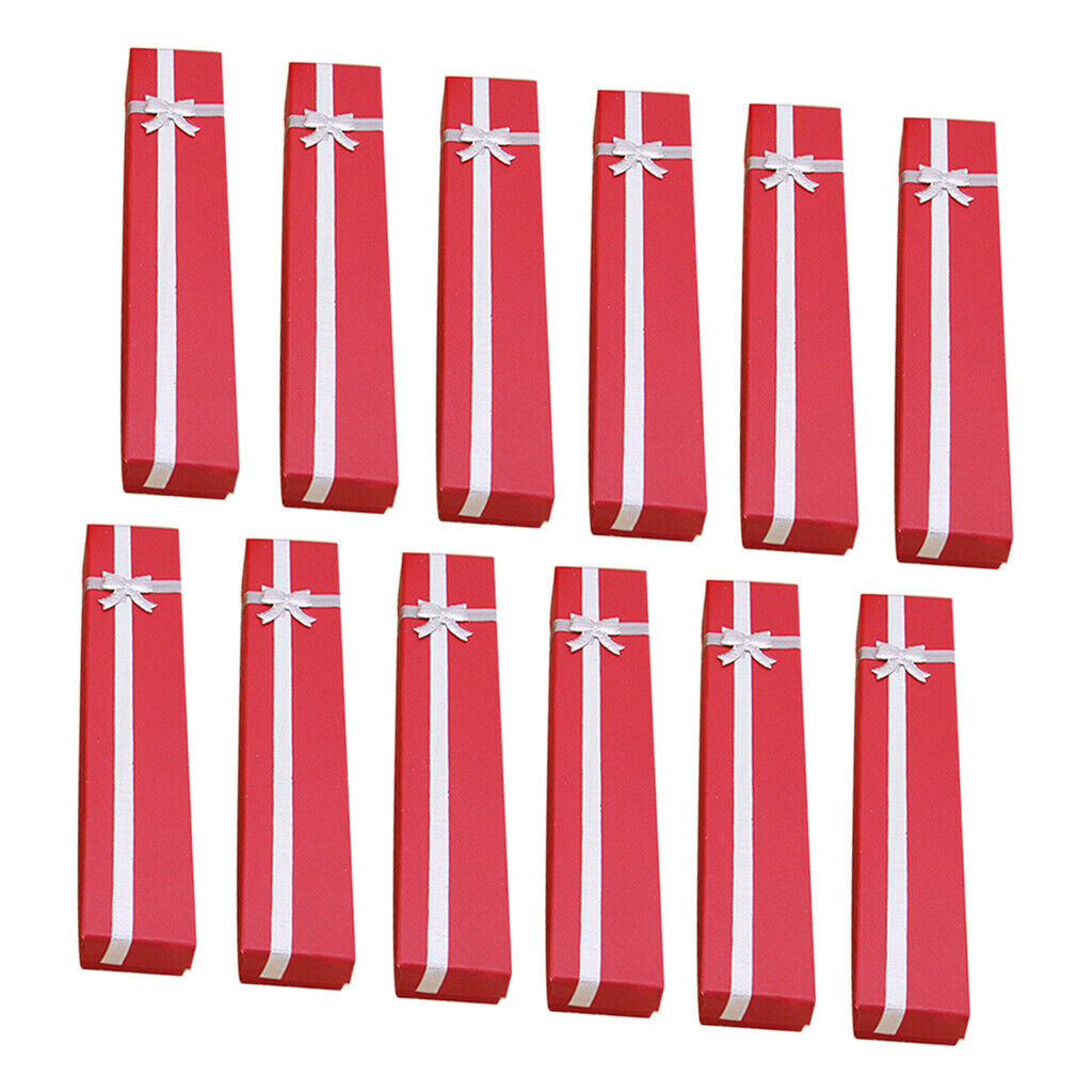 24pcs Jewelry Box Trinket Necklace Paper Box Wedding Gift Box Organizer Box