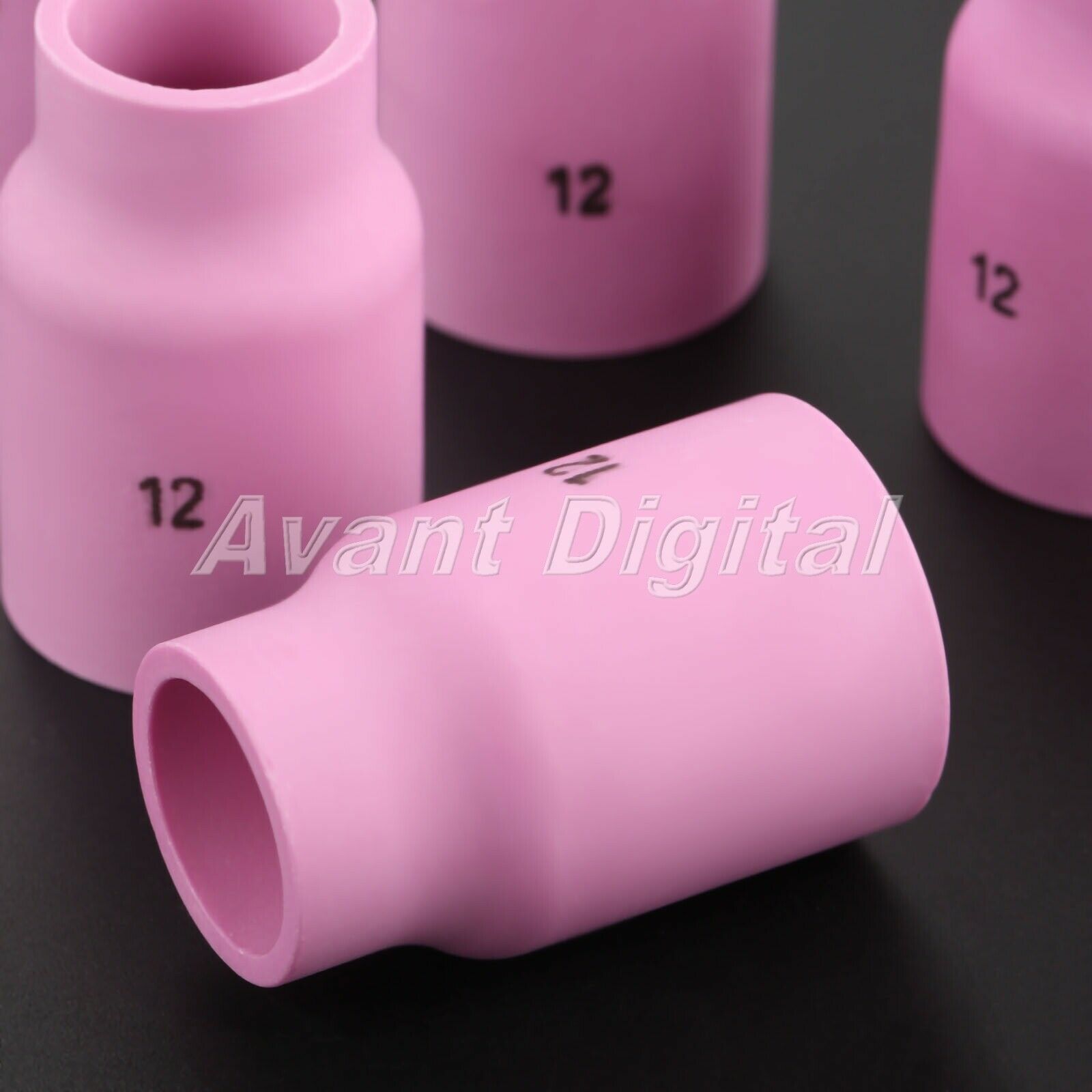 WP9/17/18/20/26 torch Accessory 5PCS TIG Welding Gas Lens Ceramic Cups 53N87 #12