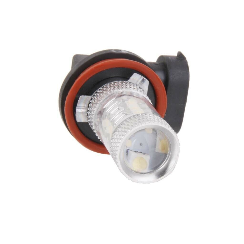 H8 80W 16-LED Headlight 6000K White High Low Beam DIY Fog Bulb Lamp