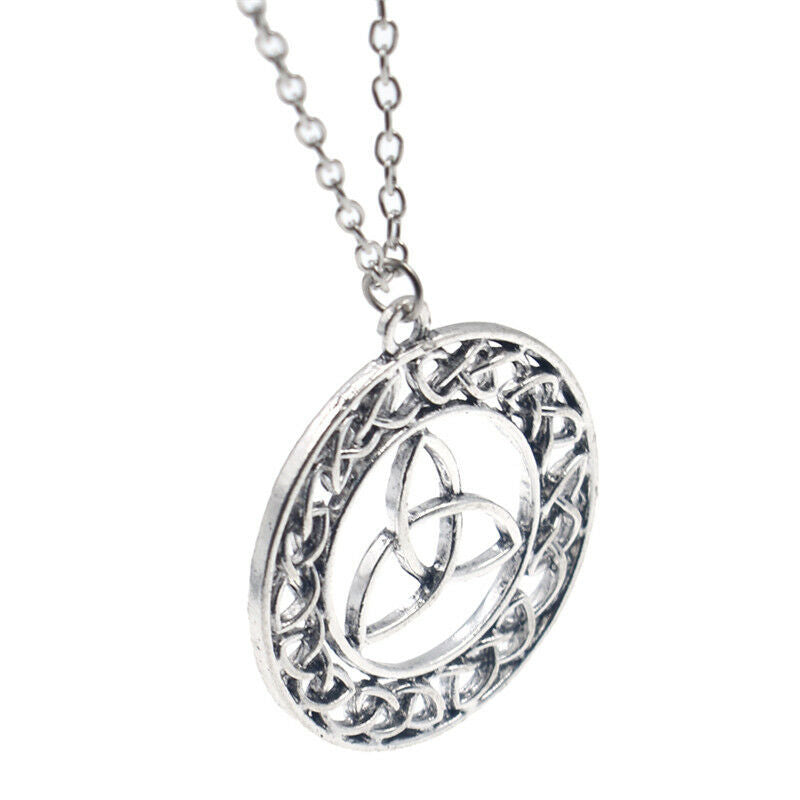 Viking Celtic Knot Pendant Amulet Religious Trinity Necklace Jewelry For Unisex