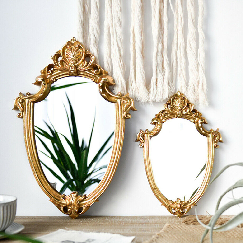 Makeup Mirror Wall Oval Shaped Dresser Vanity Mirrors Home Decor Photo Props