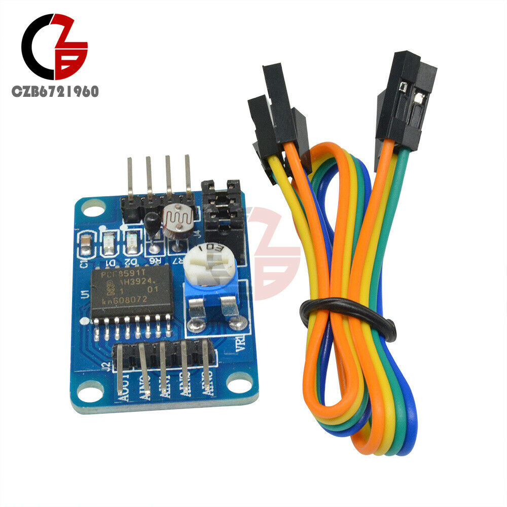 10PCS PCF8591 AD/DA Converter Module Analog to Digital to Analog Conversion New