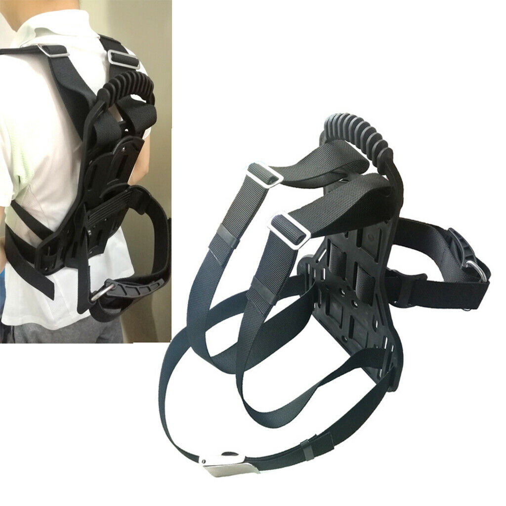 Premium Scuba Tank Backpack with Adjustable Straps for Snorkeling PP Black
