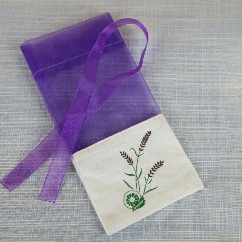 Natural Dried Lavender Bud Flower Sachet Bag Filling Car Room Air Refresh.l8