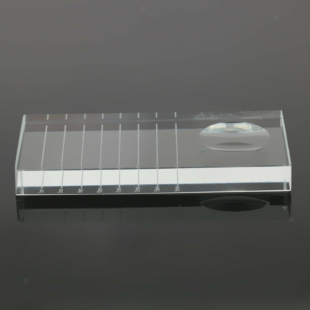 Professional Glass Eyelash Extensions Tool Adhesive Glue Holder - Clear