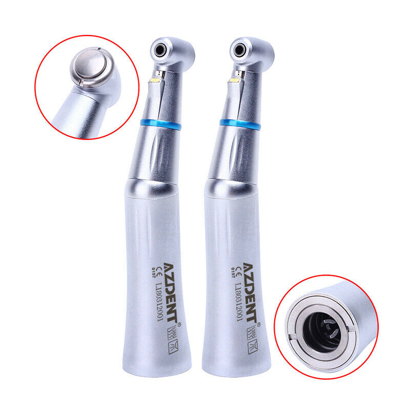 2X Dental E Generator Intergrated LED Inner Water Channel Contra Angle Handpiece