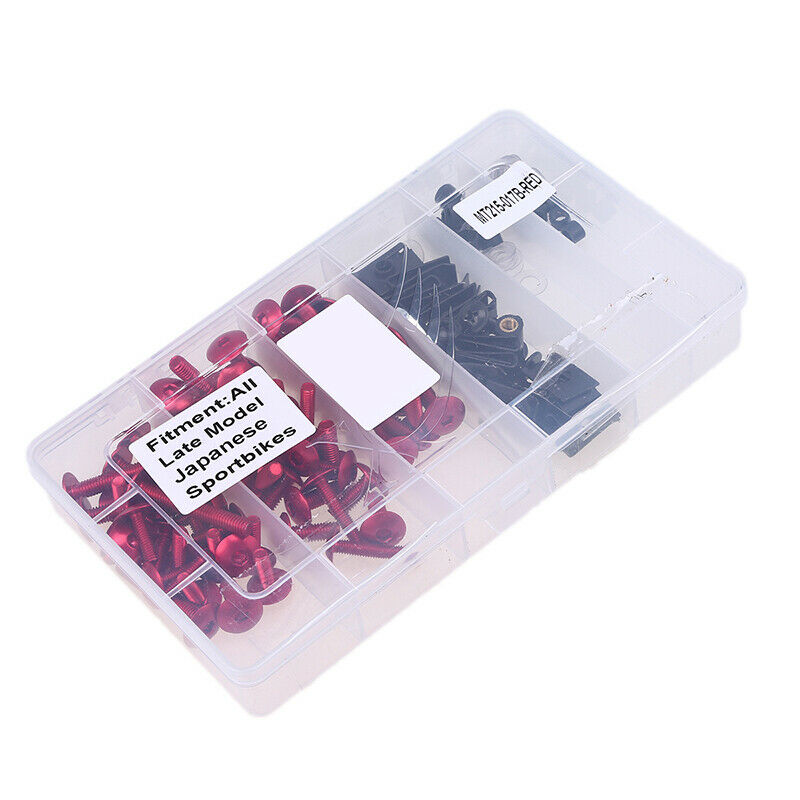 Motorcycle Completed Fairing Bolts Kit Washer Fasteners Clips Screw Sportbike