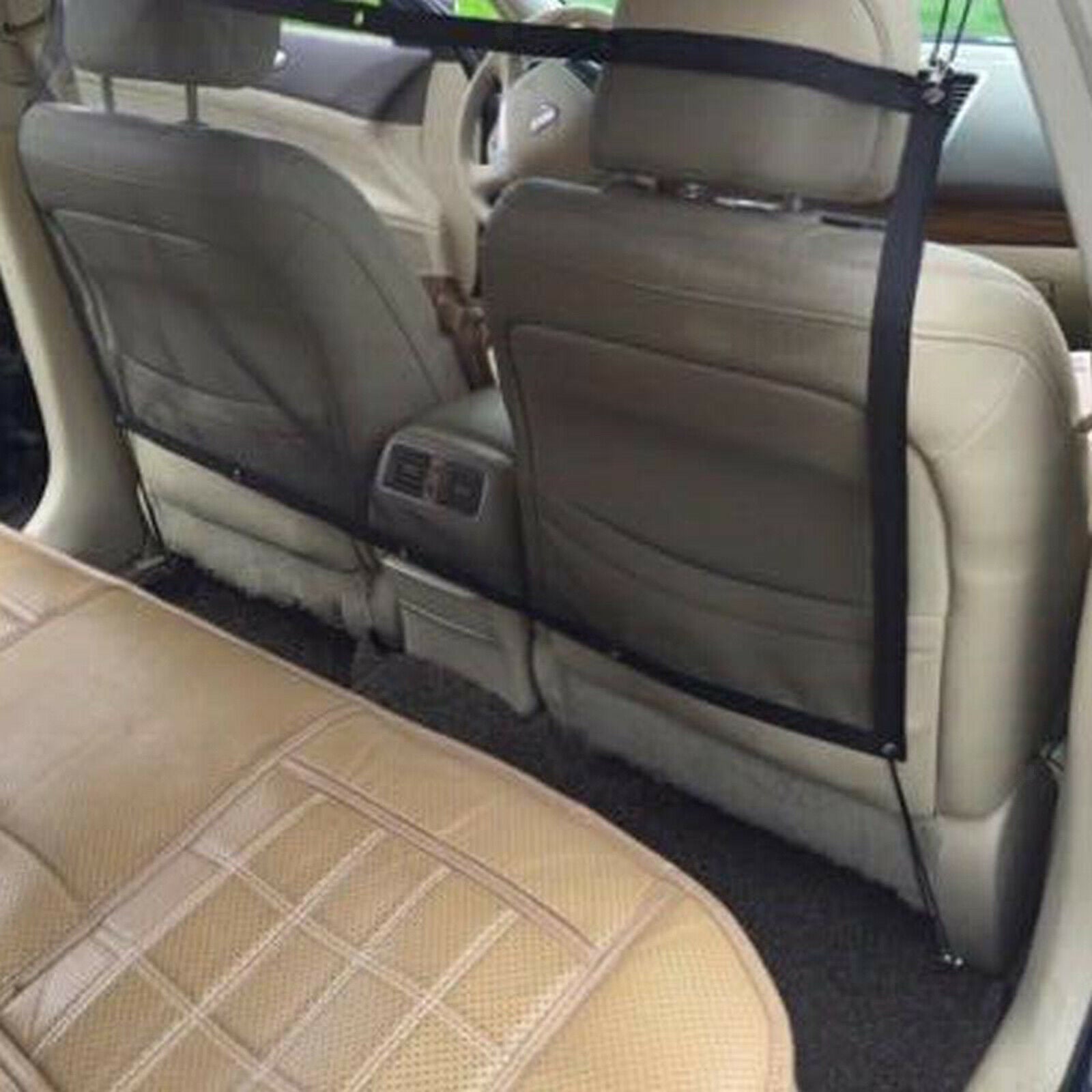 Car Dog Barrier Net Rear Seat Safety Vehicle Backseat for Pets Children