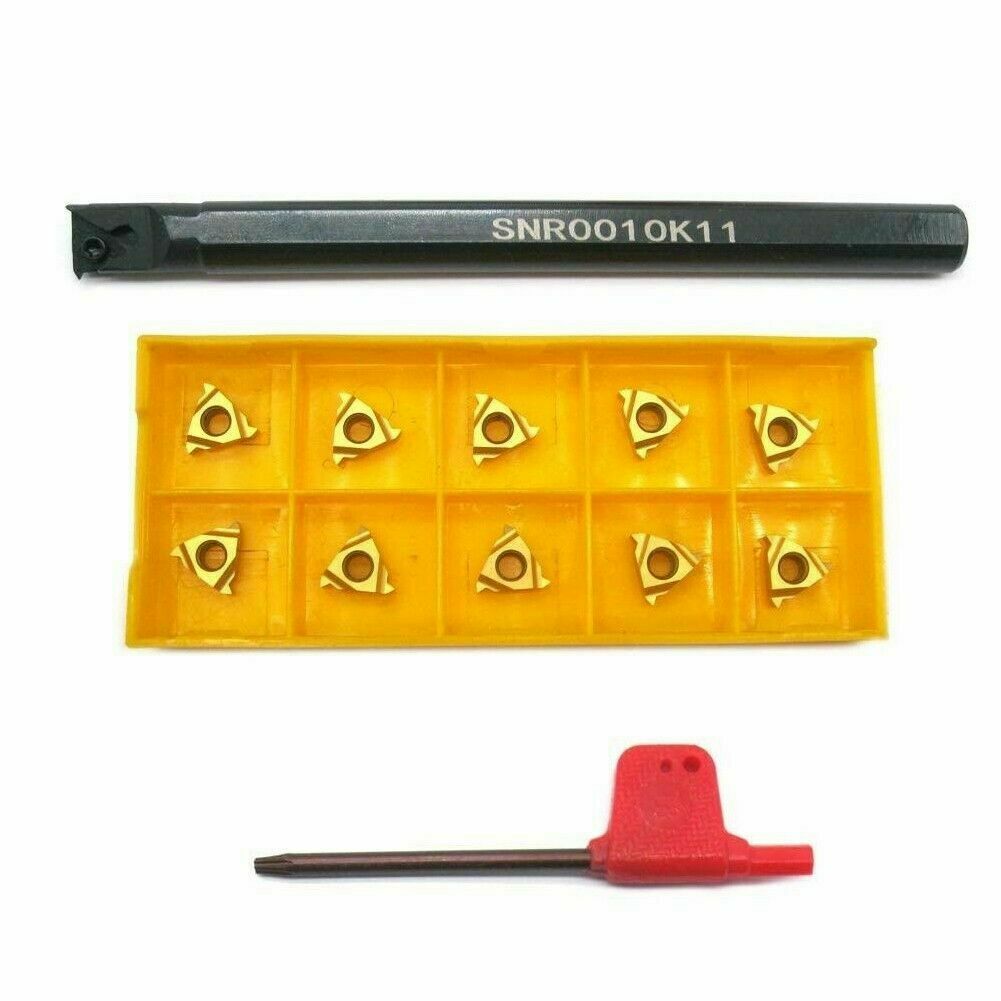 SNR0010K11 Threading Turning Boring Bar Holder +11IR AG60 BP010 Threading insert