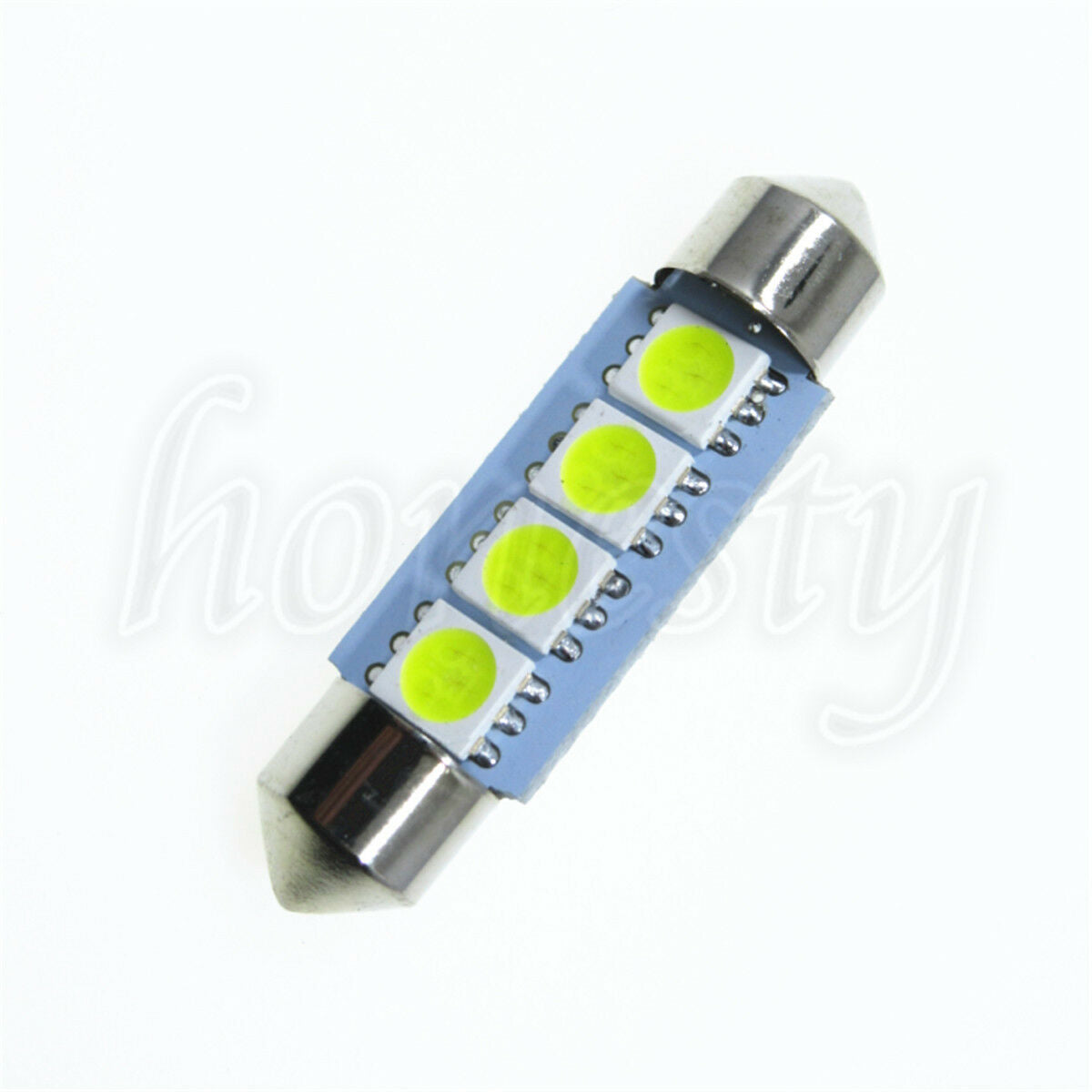 10PCS White 37mm 4SMD Car LED 5050 Dome Map Festoon Interior Light Bulb 12V