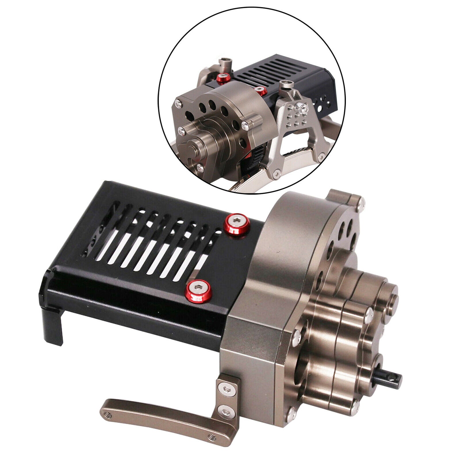 Front Motor Transmission Box for Wrangler 90046 1:10 RC Crawler Replacements