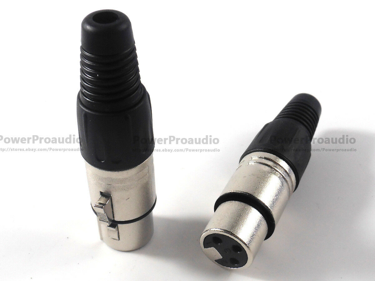 20PCS Quality XLR Connector Plug 3pin Mic Plug Jack For  NEUTRIK  NC3MXX NC3FXX